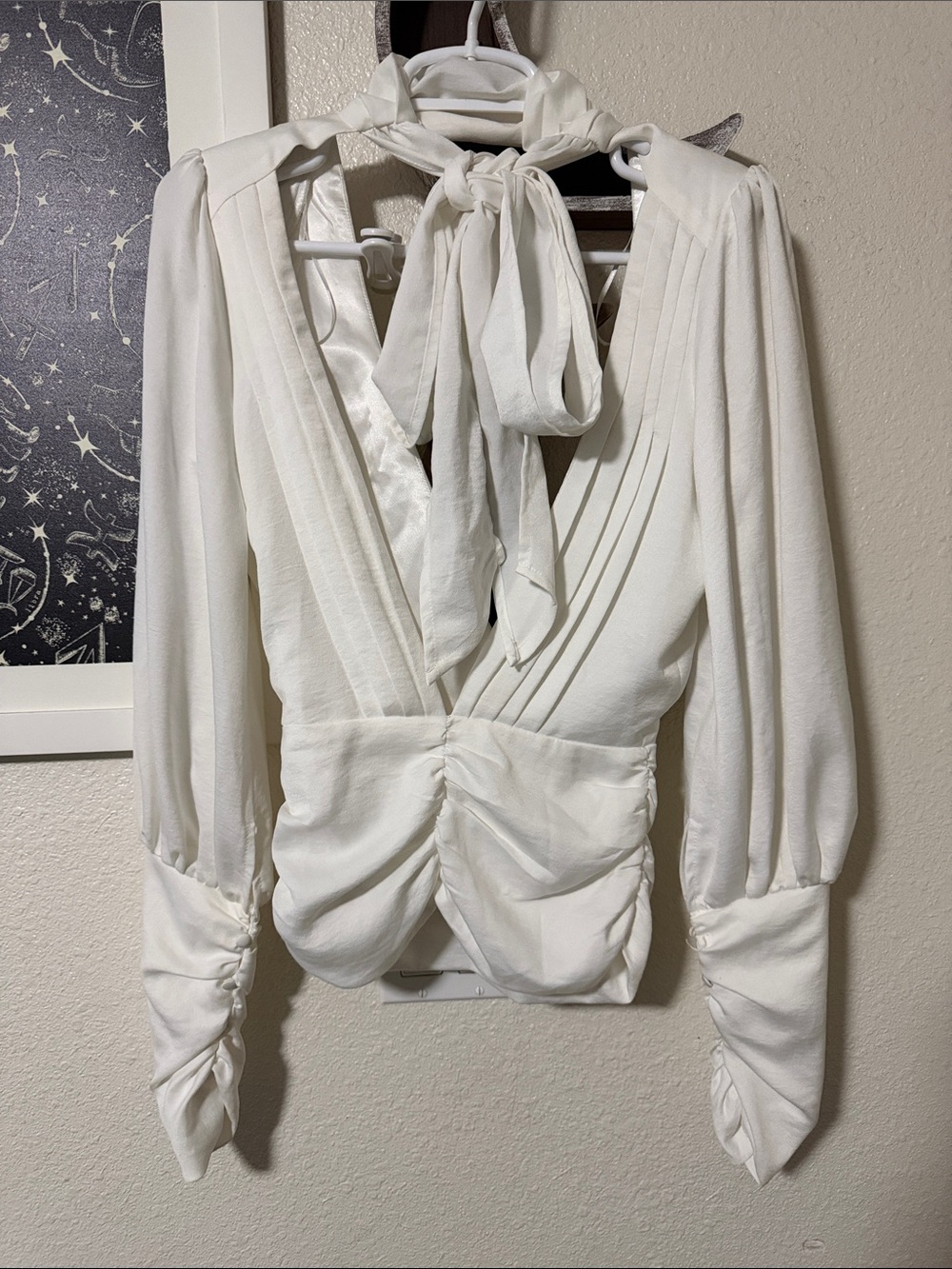 MISHA | NWT Emiliana Top in Ivory Size 2